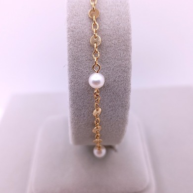 Złota bransoletka p.585/2,14g