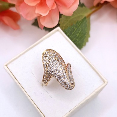 Złoty pierścionek p.585/4,29g