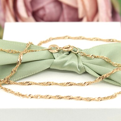 Złoty łańcuszek p.585/2,54g