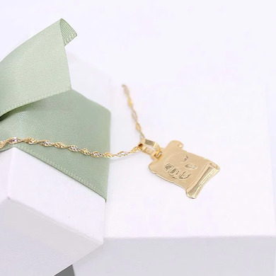 Złota zawieszka p.585/0,75g