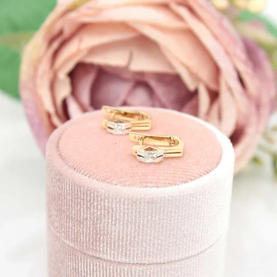 Złote kolczyki p.585/2,34g