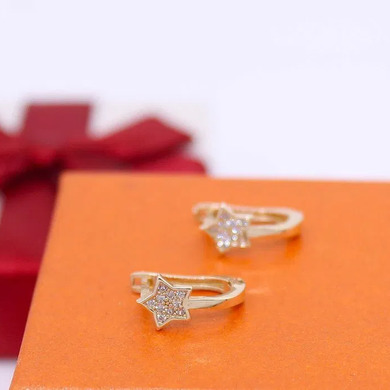 Złote kolczyki p.585/1,54g