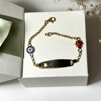 Złota bransoletka p.585/2,78g