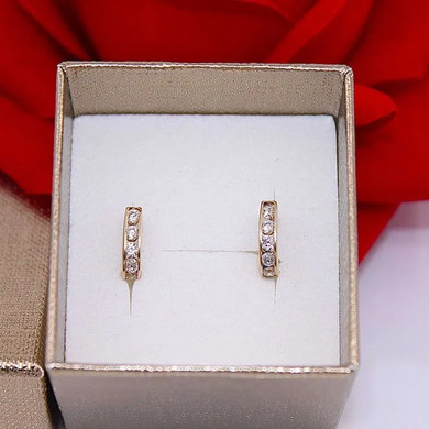 Złote kolczyki p.585/1,21g