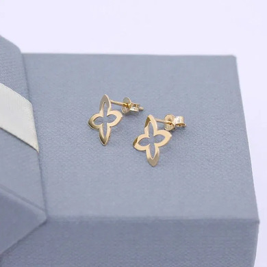 Złote kolczyki p.585/0,77g