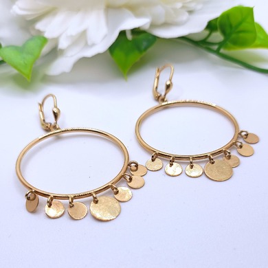 Złote kolczyki p.585/4,30g