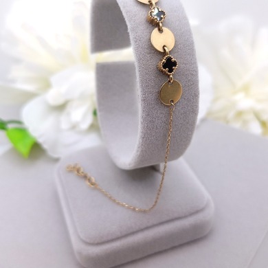 Złota bransoletka p.585/1,37g