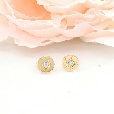 Złote kolczyki p.585/1,52g