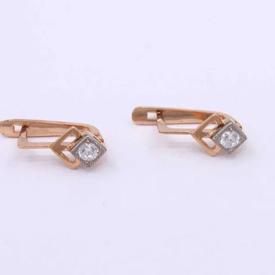 Złote kolczyki p.585/2,76g