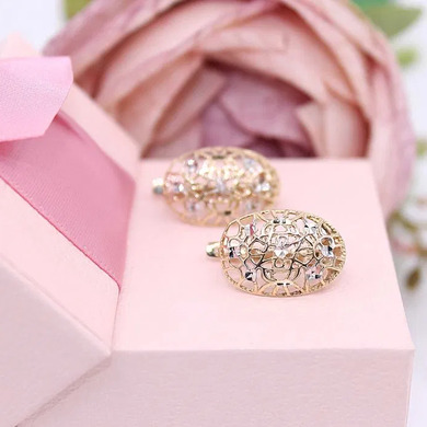 Złote kolczyki p.585/2,32g