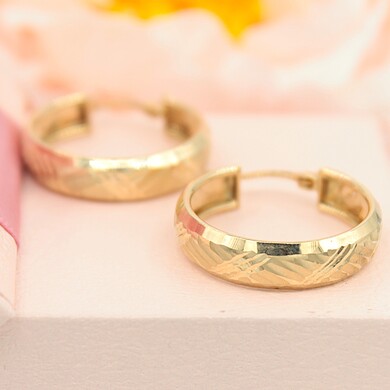 Złote kolczyki p.585/3,07g