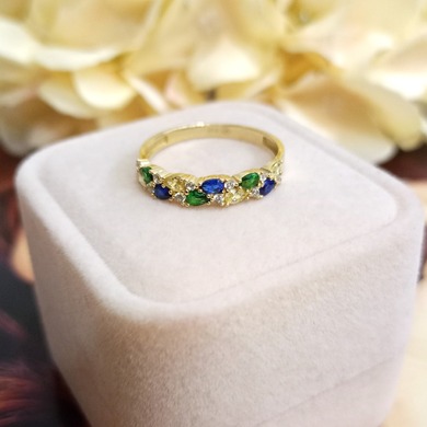 Złoty pierścionek p.585/1,82g