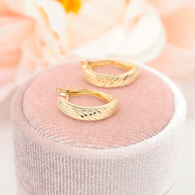 Złote kolczyki p.585/1,43g