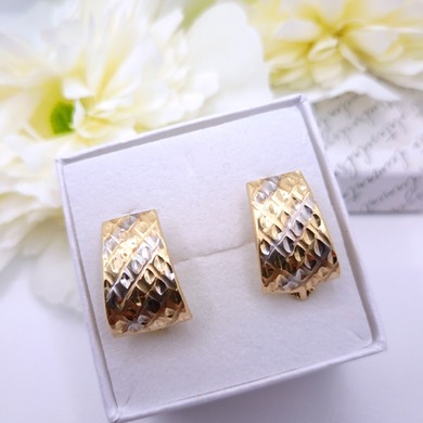 Złote kolczyki p.585/2,65g