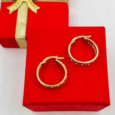 Złote kolczyki p.585/2,43g