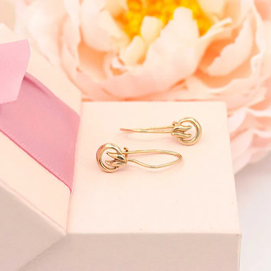 Złote kolczyki p.585/1,35g