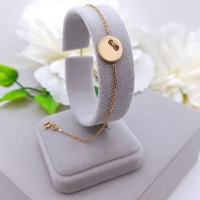 Złota bransoletka p.585/1,36g