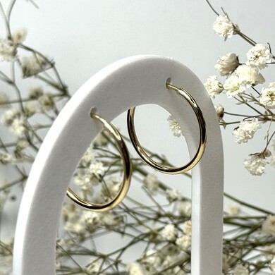 Złote kolczyki p.585/1,24g