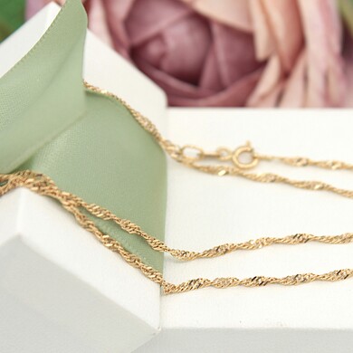 Złoty łańcuszek p.585/2,54g