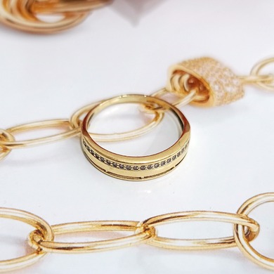 Złoty pierścionek p.333/1,59g