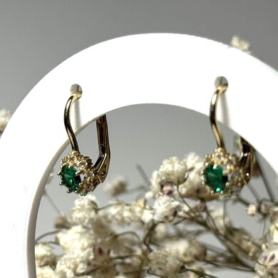 Złote kolczyki p.585/1,77g