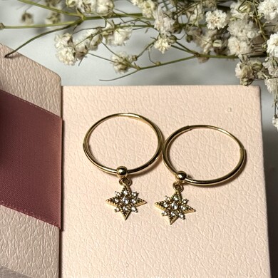 Złote kolczyki p.585/1,88g