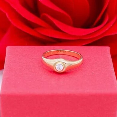 Złoty pierścionek p.585/2,17g