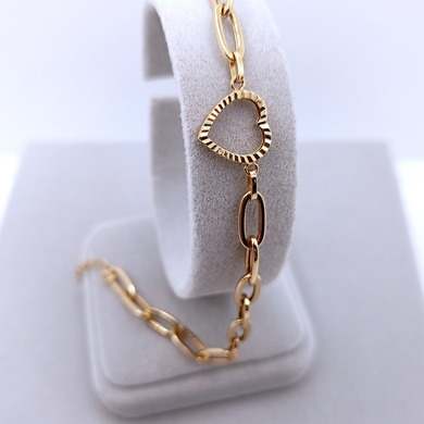 Złota bransoletka p.585/2,38g