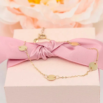 Złota bransoletka p.585/0,98g