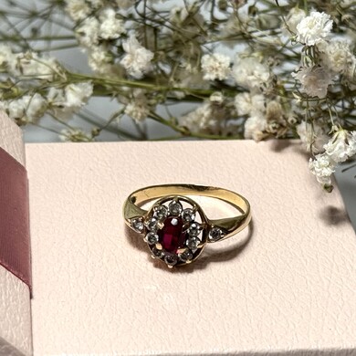 Złoty pierścionek p.585/2,50g