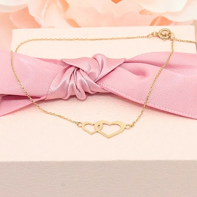 Złota bransoletka p.585/0,43g