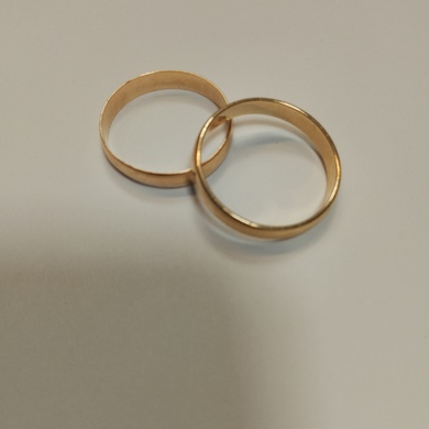 2 AUKCJA P943/2026 2*obrączka 5,53g/14k
