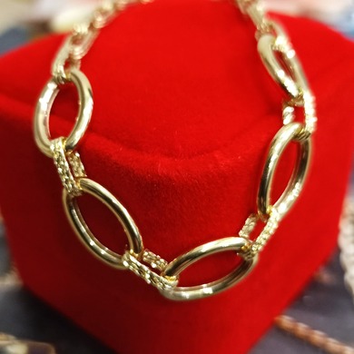 Złota bransoletka p.585/6,41g