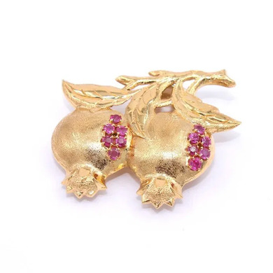 Złota broszka p.585/8,54g