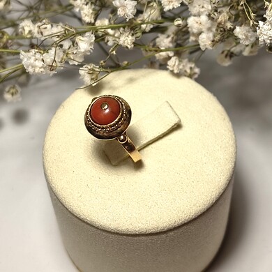 Złoty pierścionek p.585/2,86g