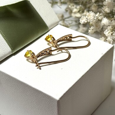 Złote kolczyki p.585/2,21g