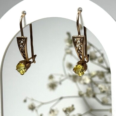 Złote kolczyki p.585/2,21g