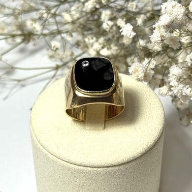 Złoty pierścionek p.585/8,48g