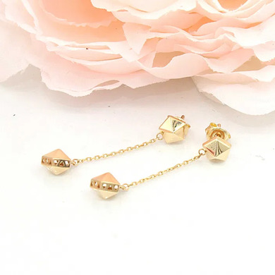 Złote kolczyki p.585/1,91g