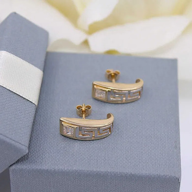 Złote kolczyki p.585/4,33g