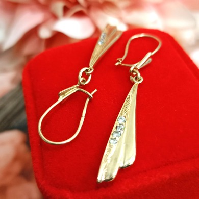 Złote kolczyki p.583/3,70g