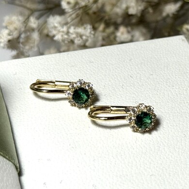 Złote kolczyki p.585/1,77g