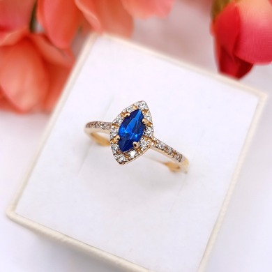 Złoty pierścionek p.585/2,88g