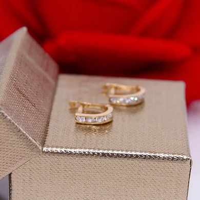 Złote kolczyki p.585/1,21g