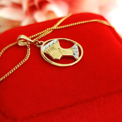 Złota zawieszka p.585/1,29g 