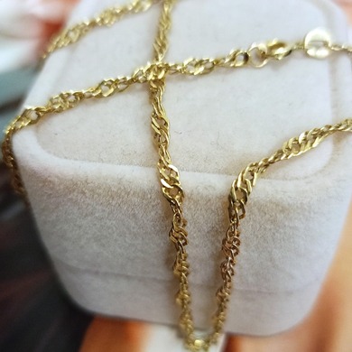 Złoty łańcuszek p.585/2,22g 