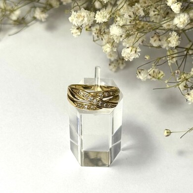 Złoty pierścionek 585/2,65g