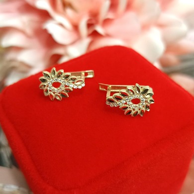 Złote kolczyki p.585/2,33g