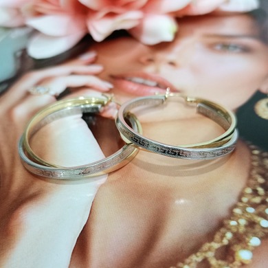 Złote kolczyki p.585/4,08g