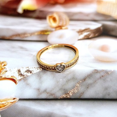 Złoty pierścionek p.585/1,31g